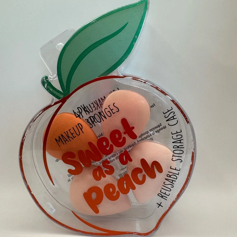 Sweet as a Peach Makeup Sponges - Peach